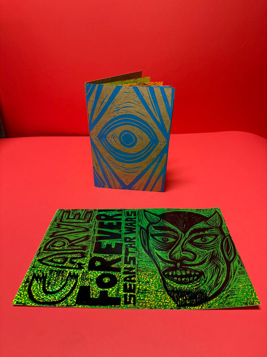 Carve Forever Woodcut Printed Limited Edition Zine (Preorder)