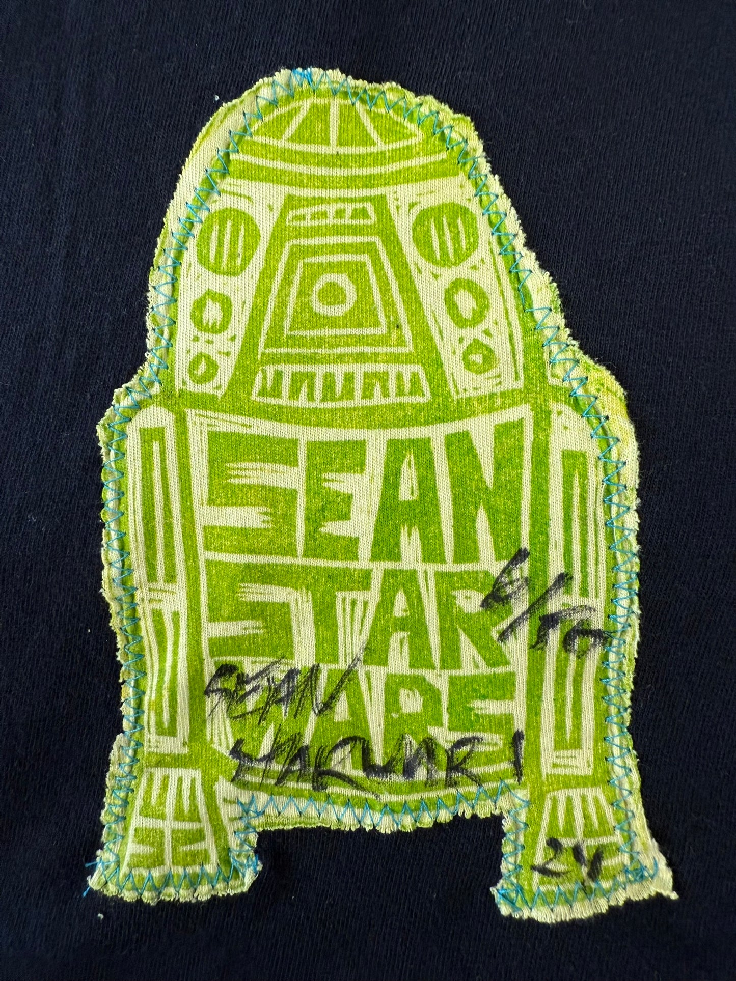 Martian Tshirt Limited Edition Handprinted Shirt (Limited to 50 shirts)