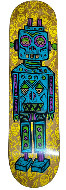 Robot Skateboard Deck