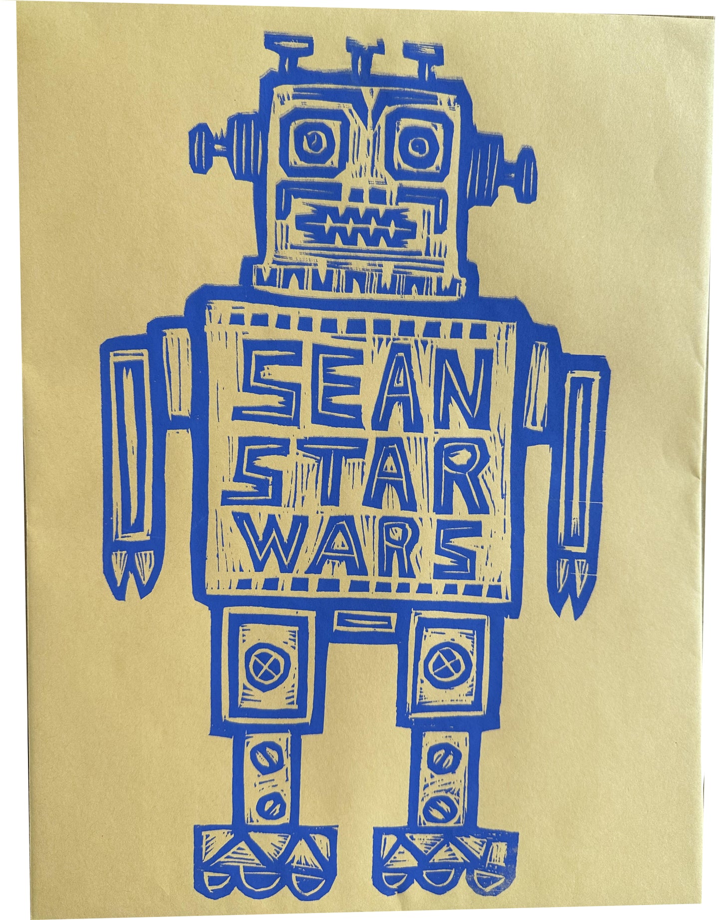 Mars Attacks (Splatter) Woodcut Handprinted T-Shirt