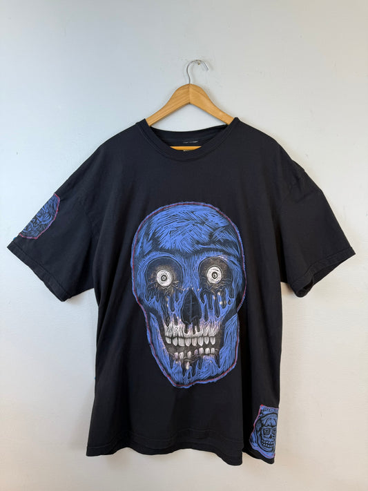 FrostBite Skull Tshirt Limited Edition Handprinted Shirt  (Limited to 50 shirts)