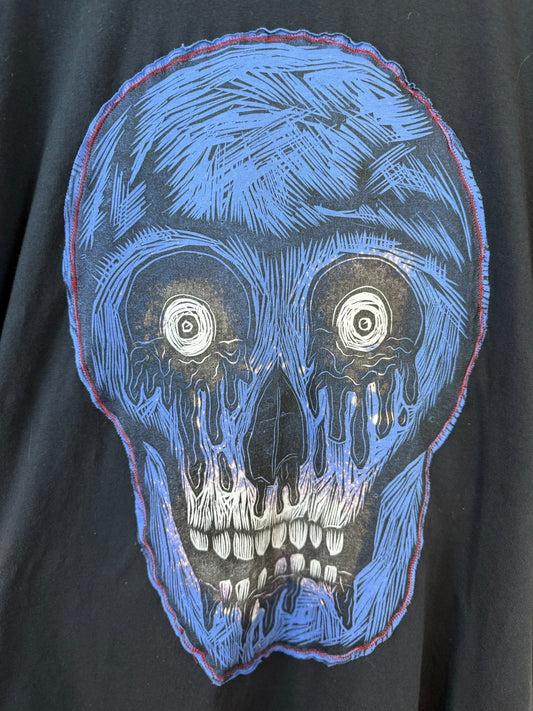FrostBite Skull Tshirt Limited Edition Handprinted Shirt  (Limited to 50 shirts)