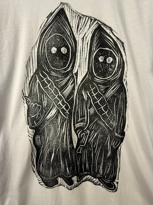 Jawas Woodcut Handprinted T-Shirt