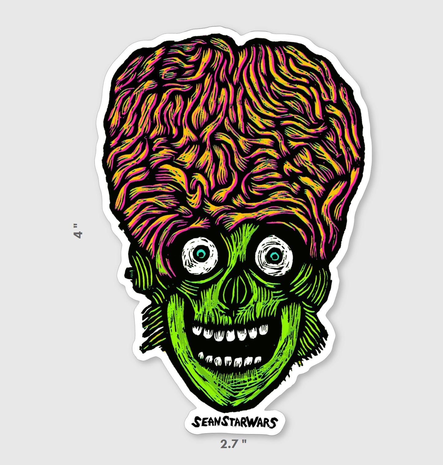 Sticker Pack 2 (five 4" stickers)