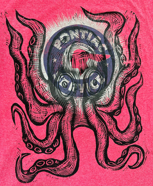 Pontiac Octopus Upprinted Tshirt