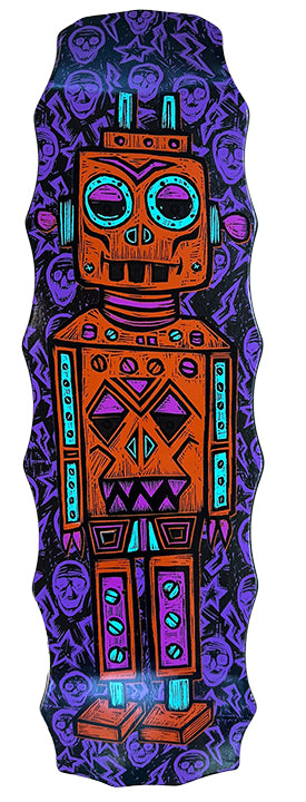 Robot Skateboard Deck