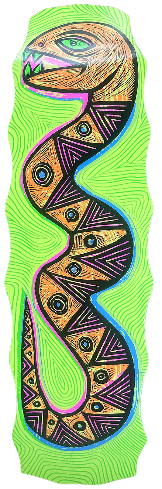 Snake Skateboard Deck