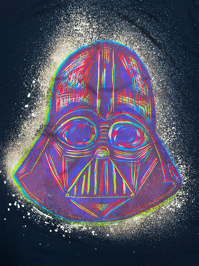 Space Dust Vader Woodblock Handprinted T-Shirt