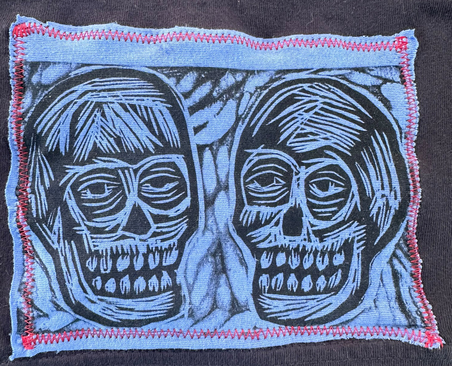 FrostBite Skull Tshirt Limited Edition Handprinted Shirt (Limited to 50 shirts)