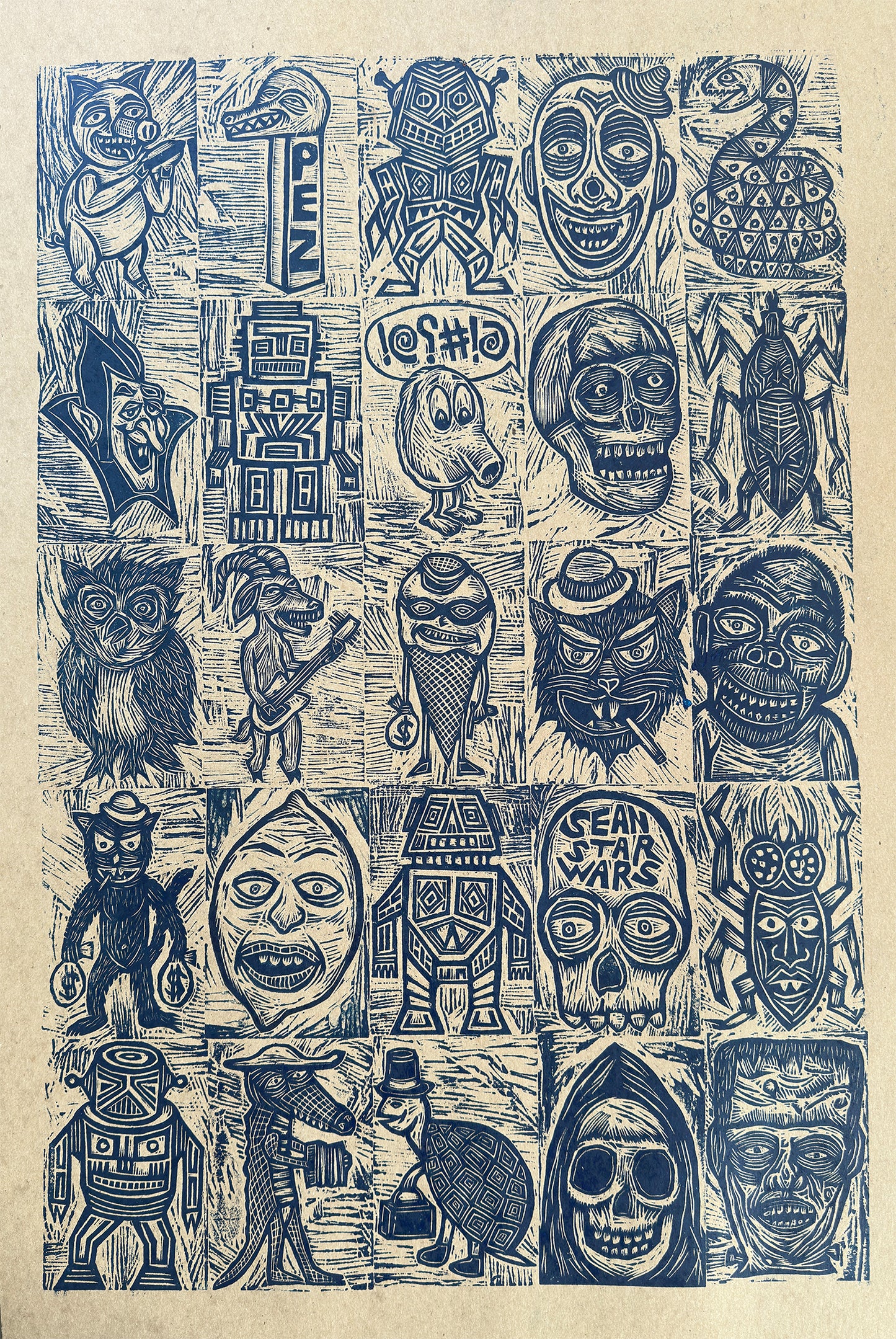 Uncut Sheet 2(Frankenstein for a day)