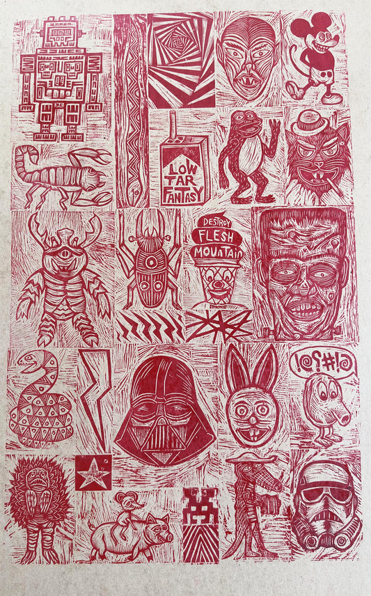 Uncut Sheet 4 (Frankenstein on Flesh Mountain )