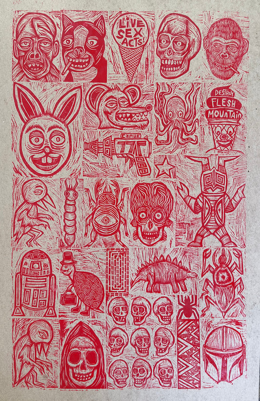 Uncut Sheet 5(Cool Dogs Smoke)