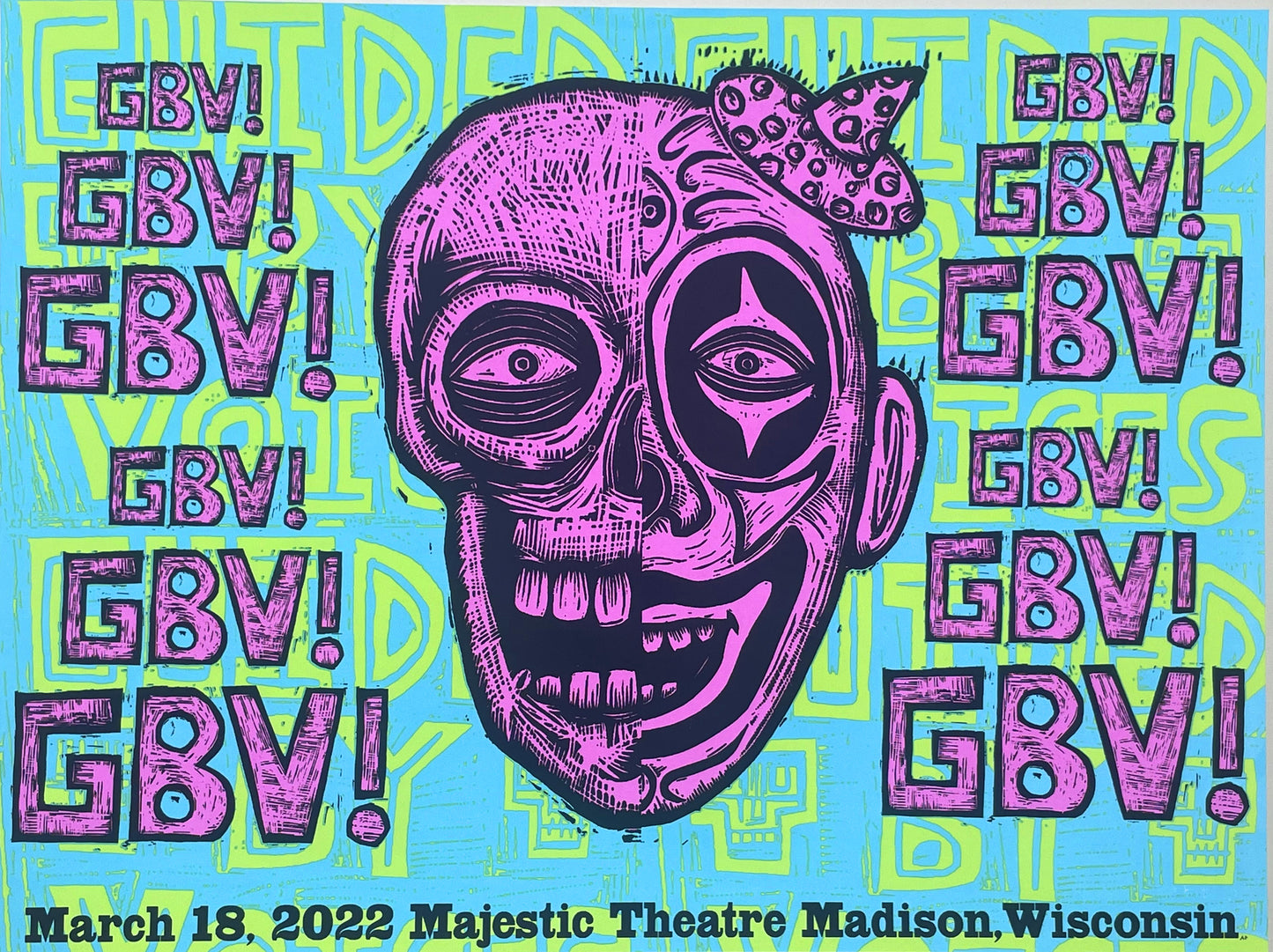 Guided by Voices Three Gig Poster Bundle