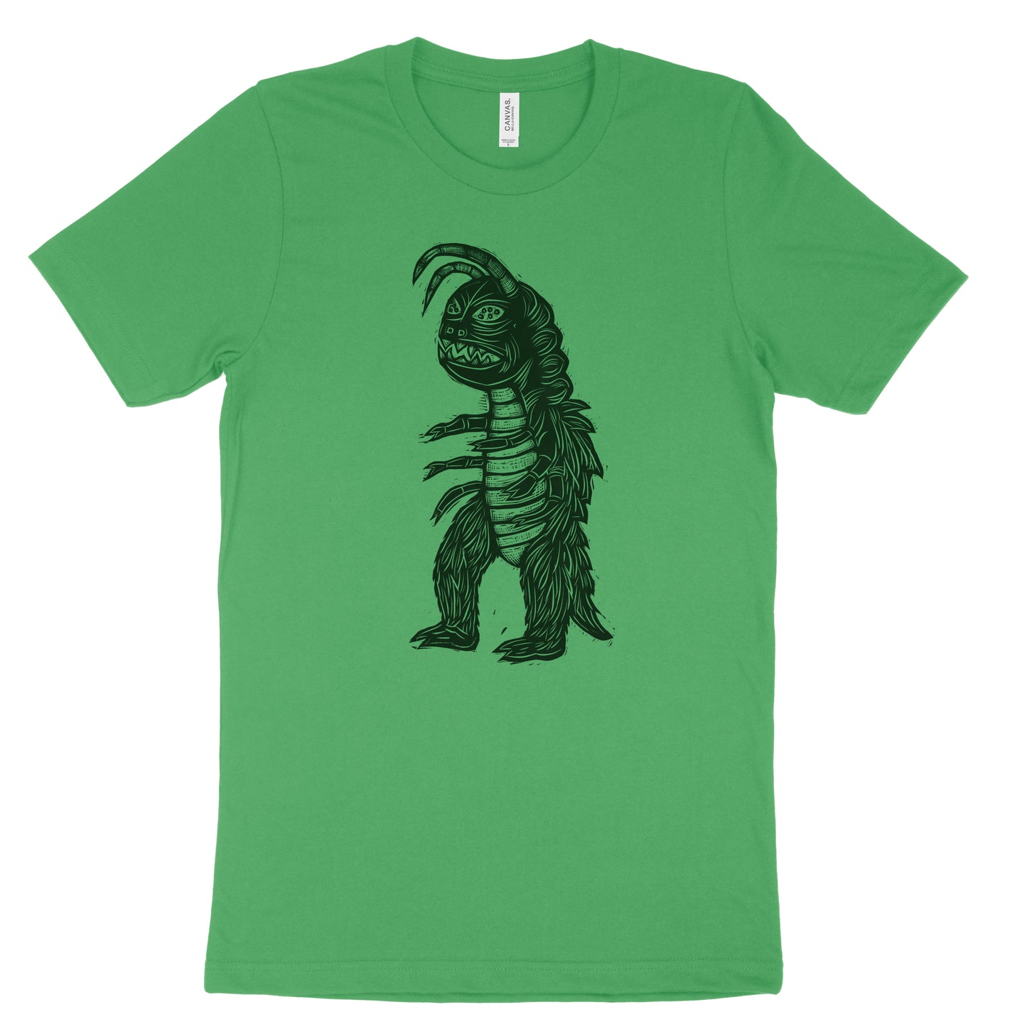 Gumos Woodcut Handprinted T-Shirt