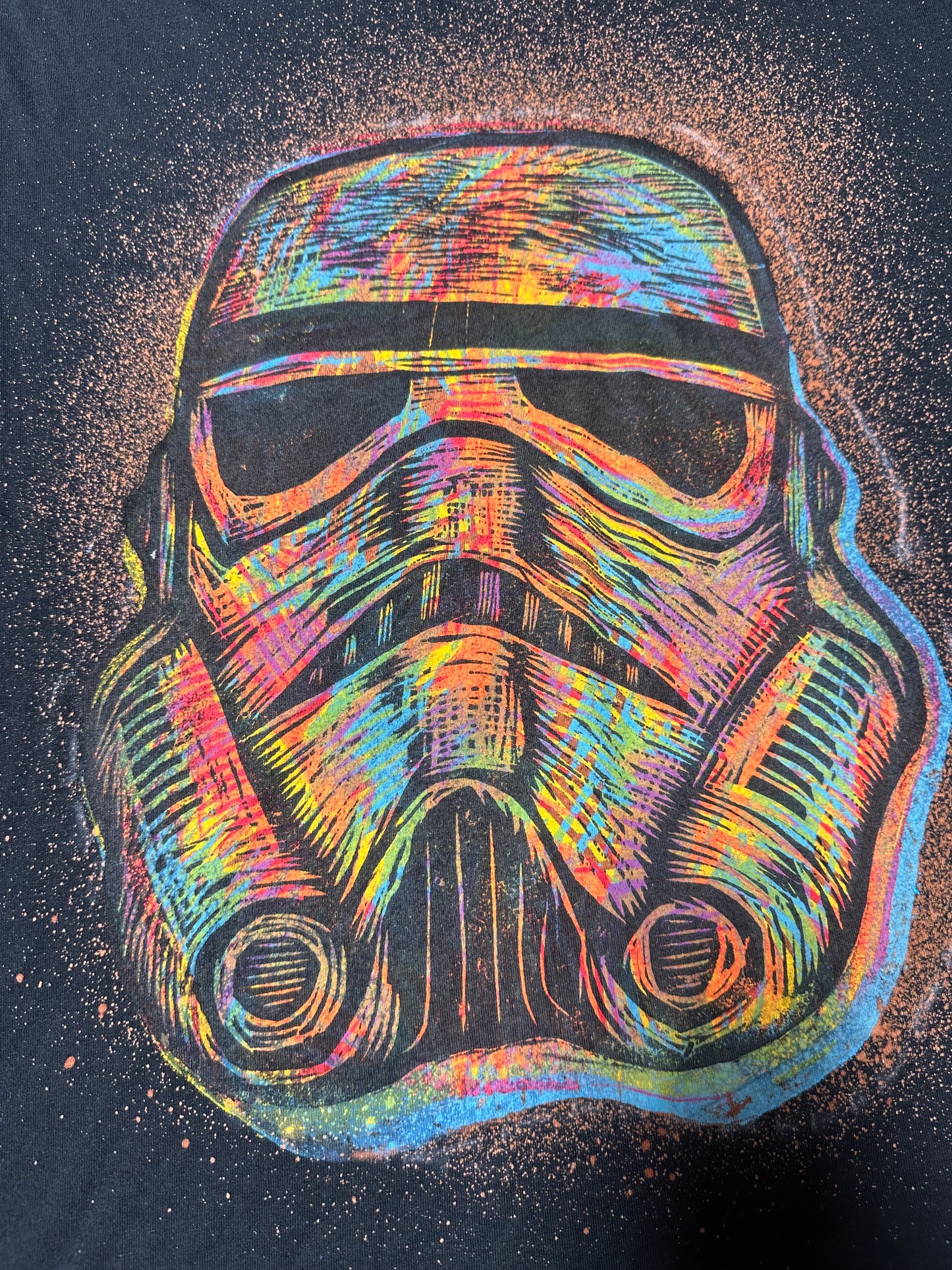 Space Dust Trooper Woodblock Handprinted T-Shirt