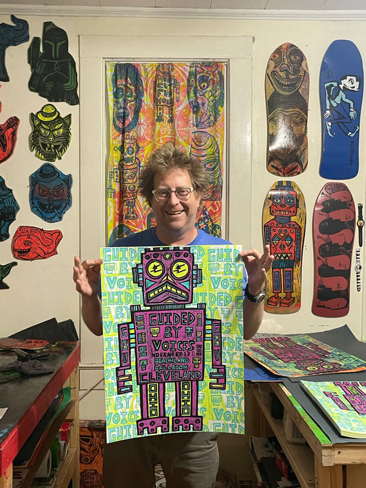 Guided By Voices Gig Poster Cleveland  Nov 13 2021 Beachland Ballroom