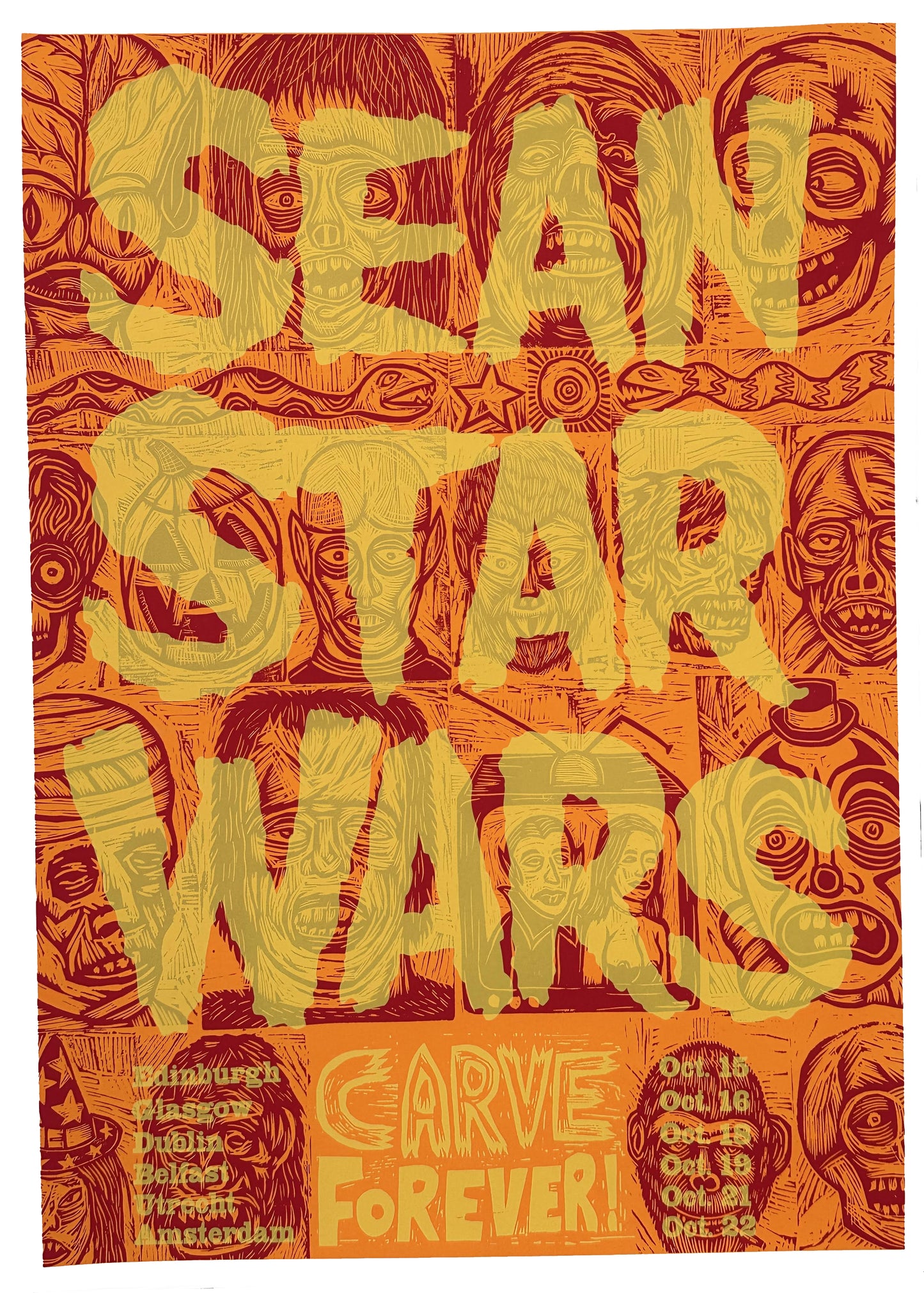 Carve Forever! Sean StarWars   European Tour Poster