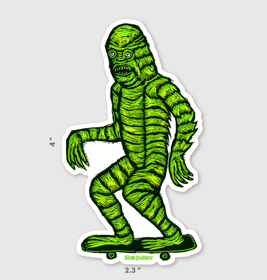Skate Creature  Vinyl Sticker