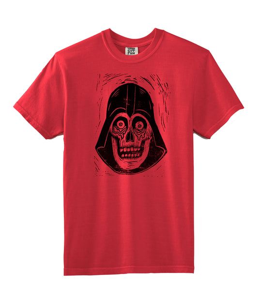DarkLord Linocut Handprinted T-Shirt