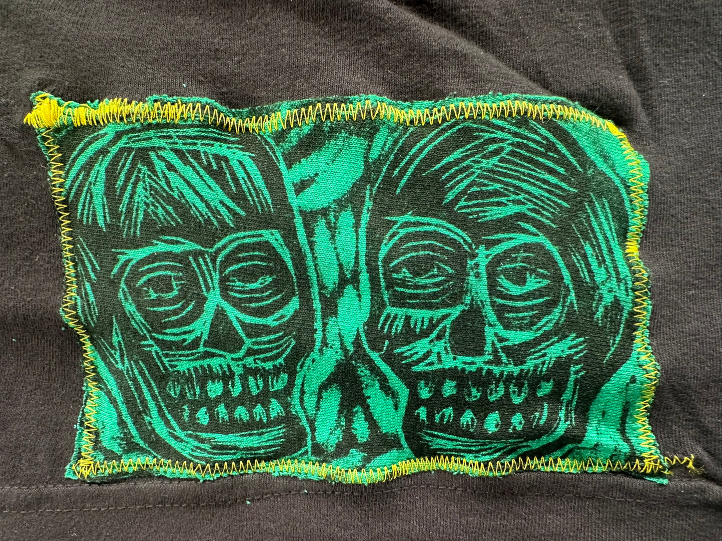 Skate Creature Tshirt  Limited Edition Handprinted Shirt  (Limited to 50 shirts)