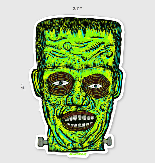 Frankenstein Vinyl Sticker