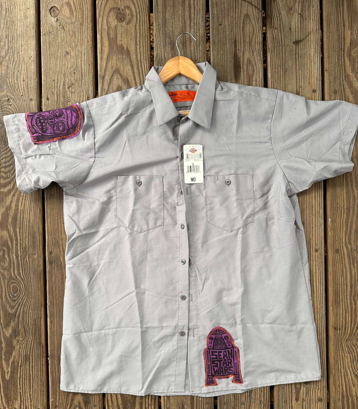 Dream Job Workshirt Gray with Octopus