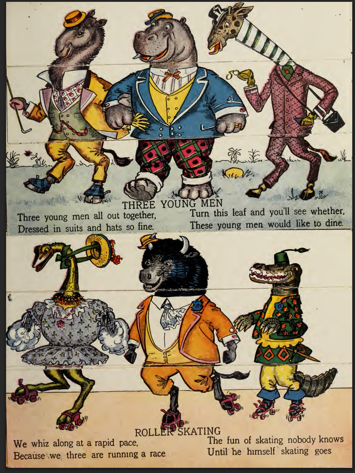 The Sophisticate Multi Color Handprinted Woodcut Print
