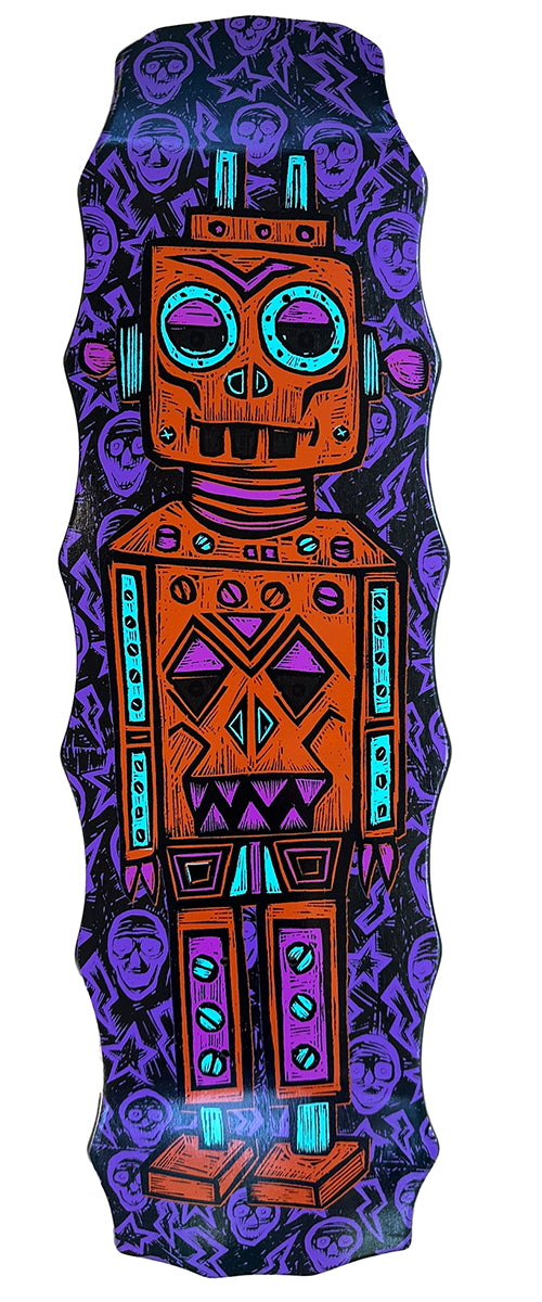 Robot Skateboard Deck