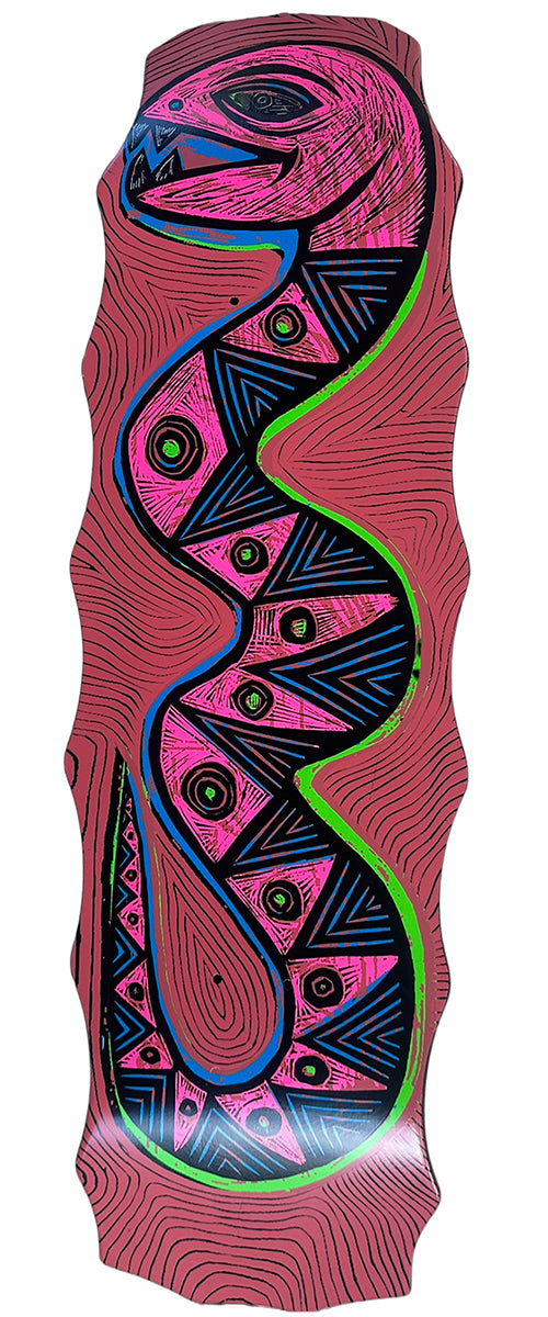 Snake Skateboard Deck