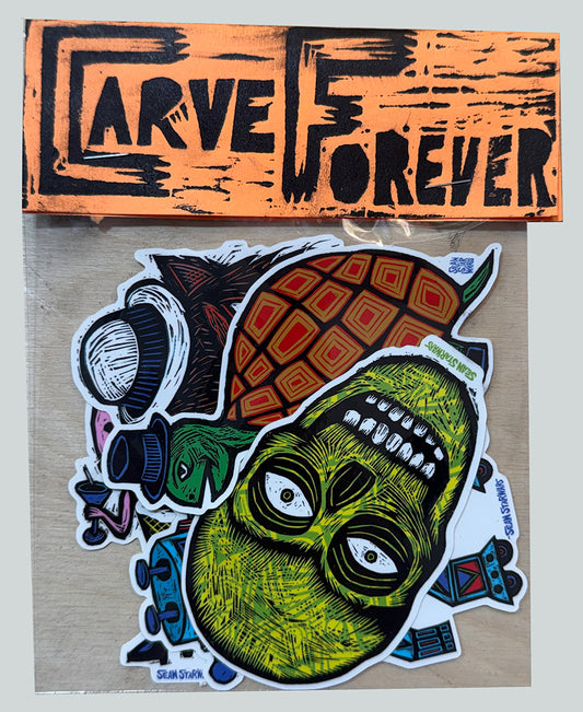 Sticker Pack (five 4" stickers)