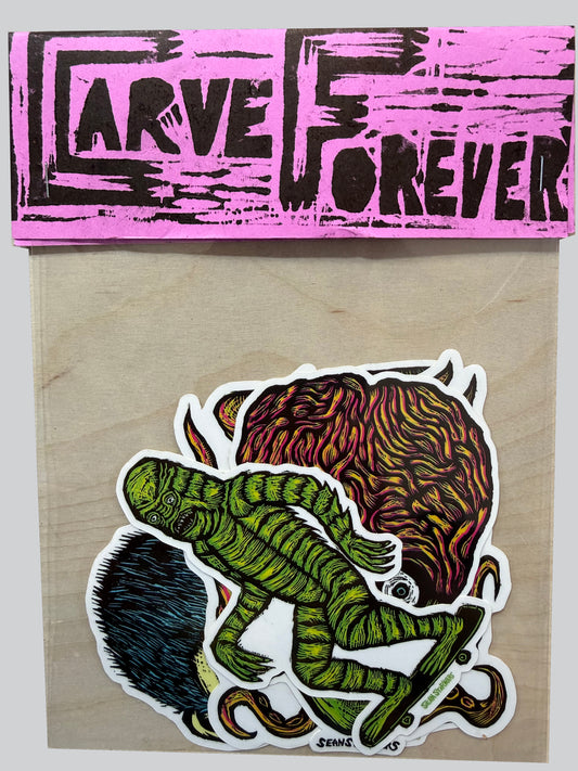 Sticker Pack 2 (five 4" stickers)