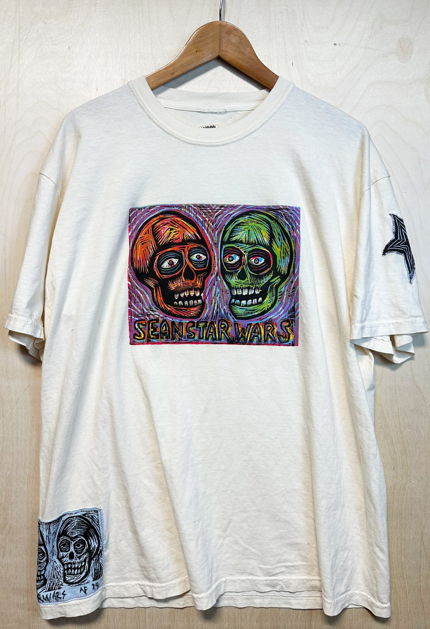 Twin Skulls Tshirt  Limited Edition Shirt  (Limited to 50 shirts)