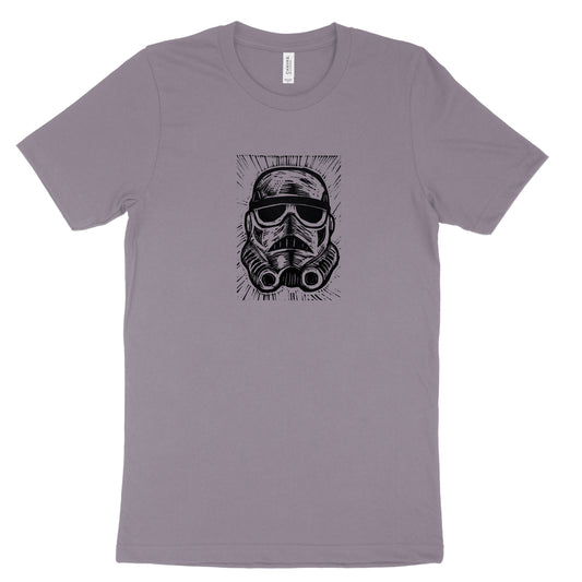 Stormtrooper Linocut Handprinted T-Shirt